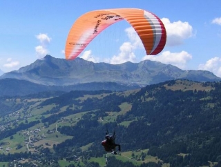  parapenle en Les Gets 